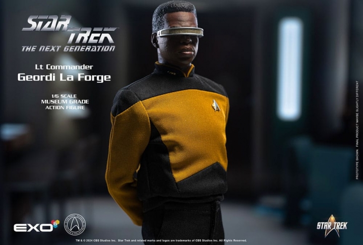 Star Trek: The Next Generation Action Figure 1/6 Geordi La Forge Essentials Version 28 cm