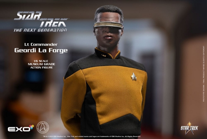 Star Trek: The Next Generation Action Figure 1/6 Geordi La Forge Essentials Version 28 cm