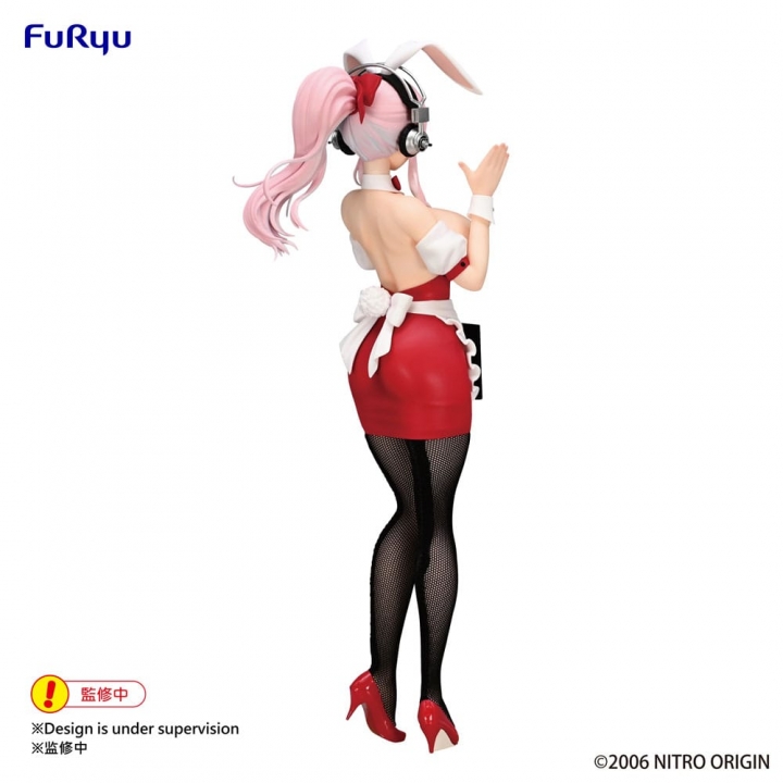 Super Sonico BiCute Bunnies PVC Statue Super Sonico Waitress Ver. 28 cm