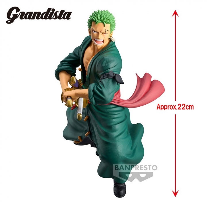 One Piece: Grandista - Roronoa Zoro Figure 22 cm