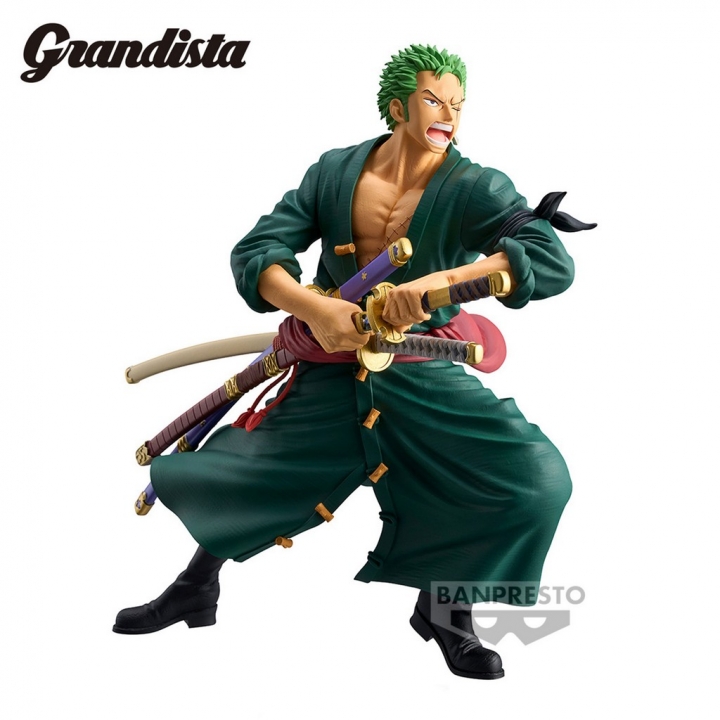 One Piece: Grandista - Roronoa Zoro Figure 22 cm