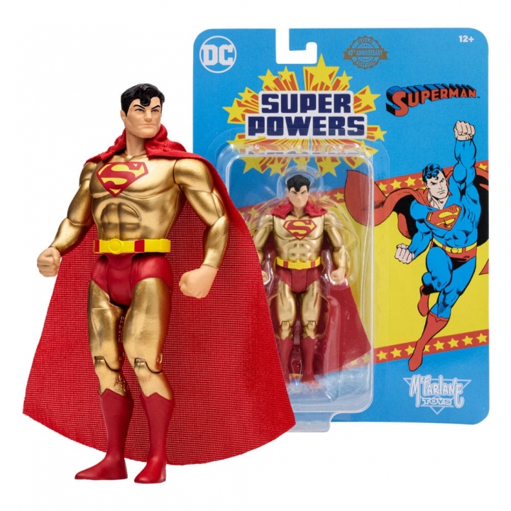 DC Direct Super Powers Action Figure Superman Gold Edition SP 40th Anniversary 13 cm