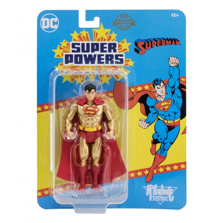 DC Direct Super Powers Action Figure Superman Gold Edition SP 40th Anniversary 13 cm