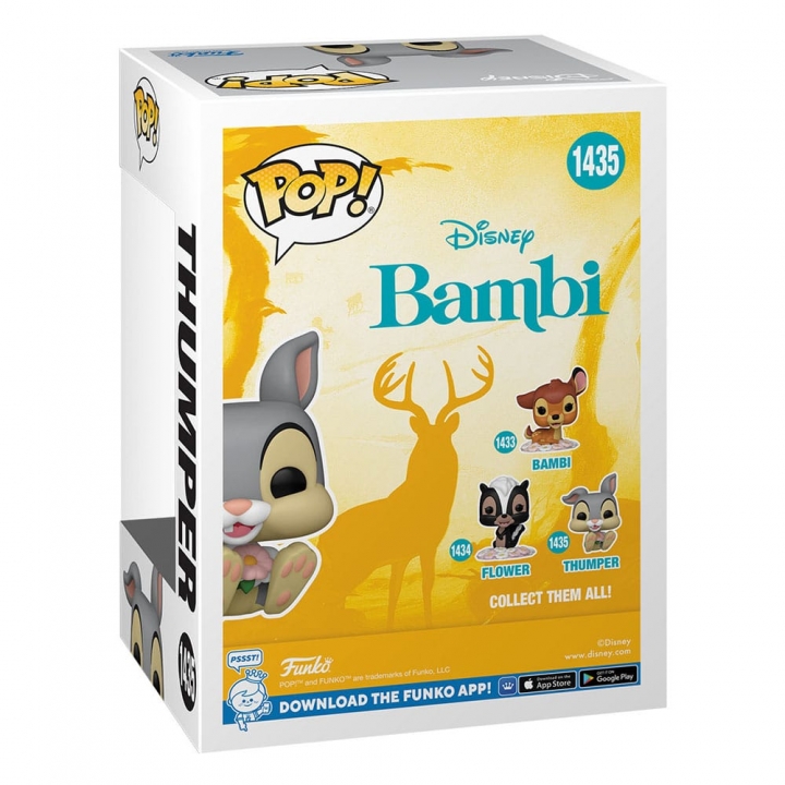 Bambi 80th Anniversary POP! Disney Vinyl Figure Bambi / Flower / Thumper 9 cm