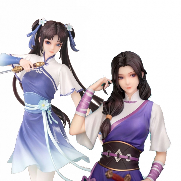 Original Character 1/10 Gift+ Moonlight Heroine: Lin Yueru / Lotus Fairy: Zhao Ling'er 18-17 cm