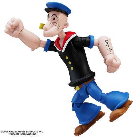 Popeye Wave 3 Action Figure Goon / Popeye Black Shirt / Popeye White Shirt / Rough House / Toar /