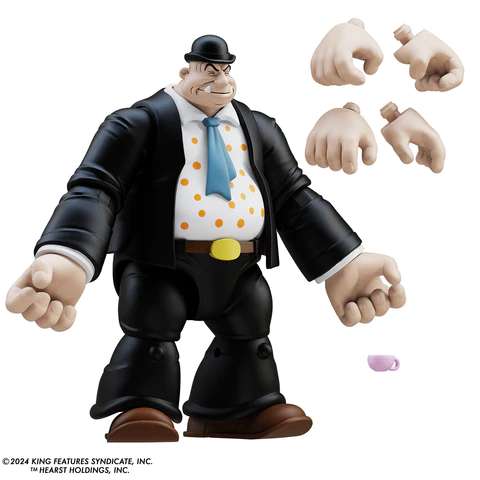 Popeye Wave 3 Action Figure Goon / Popeye Black Shirt / Popeye White Shirt / Rough House / Toar /