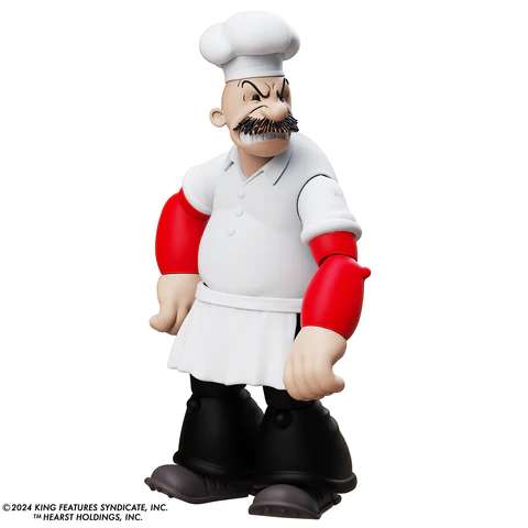 Popeye Wave 3 Action Figure Goon / Popeye Black Shirt / Popeye White Shirt / Rough House / Toar /