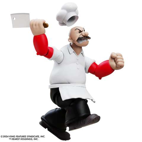 Popeye Wave 3 Action Figure Goon / Popeye Black Shirt / Popeye White Shirt / Rough House / Toar /