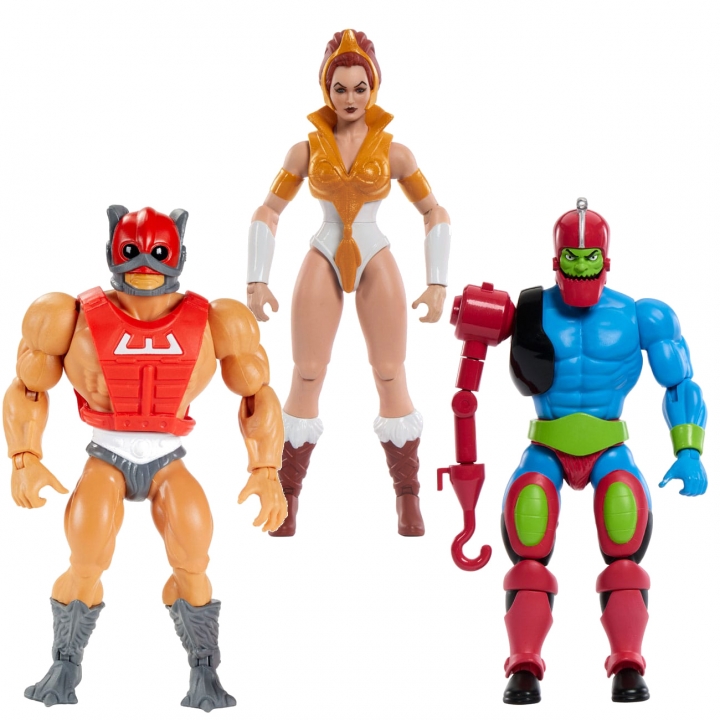 Masters of the Universe Origins Action Figure Cartoon Collection: Trap Jaw / Teela / Zodac 14 cm