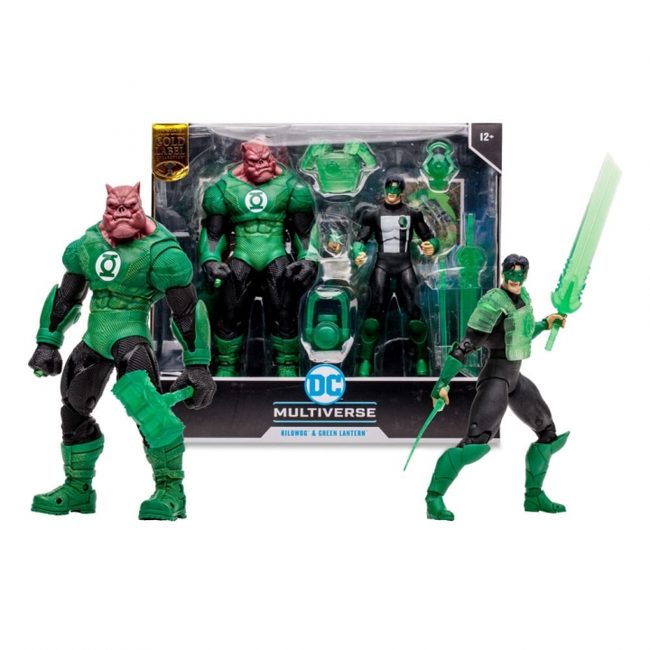 DC Multiverse Action Figure 2-Pack Kilowog & Green Lantern Gold Label 18 cm