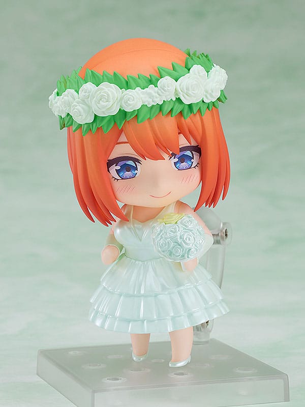 The Quintessential Quintuplets Nendoroid Action Figure Yotsuba Nakano: Wedding Dress Ver. 10 cm