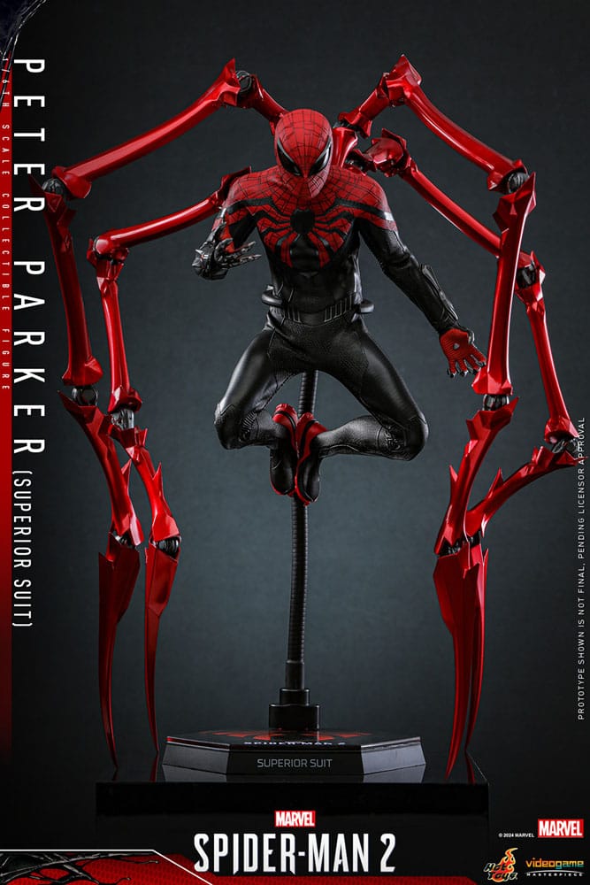 Spider-Man 2 Video Game Masterpiece Action Figure 1/6 Peter Parker Superior Suit 30 cm