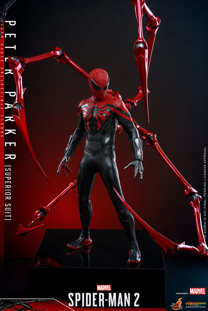 Spider-Man 2 Video Game Masterpiece Action Figure 1/6 Peter Parker Superior Suit 30 cm