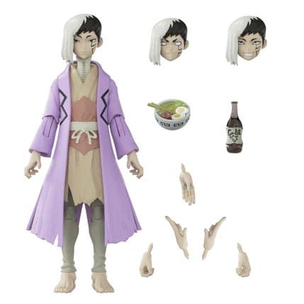 Dr. Stone Action Figure Gen / Kohaku / Chrome / Senku 15 cm