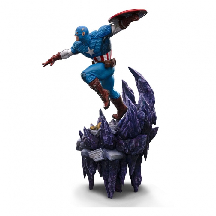 Marvel Deluxe Battle Diorama Series Art Scale Statue 1/10 Captain America 34 cm