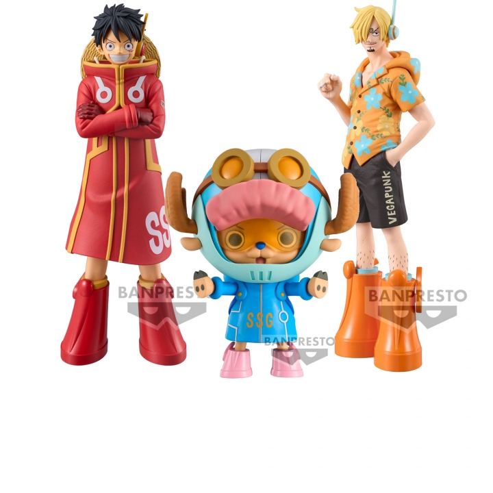 One Piece: DXF The Grandline Series Egghead - Sanji / Tony Tony Chopper / Monkey D. Luffy Figure