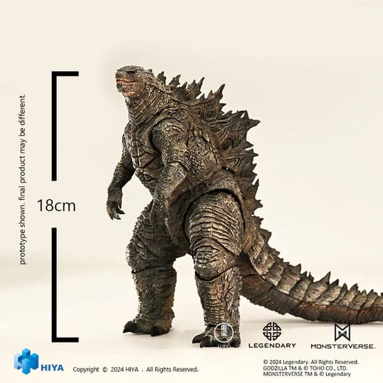 Godzilla x Kong: The New Empire Exquisite Basic Action Figure Godzilla Rre-evolved Ver. 18 cm