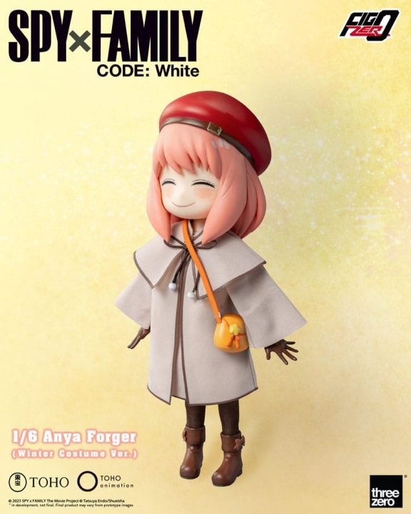 Spy x Family Code: White FigZero Action Figure 1/6 Anya Forger Winter Costume Ver. 17 cm