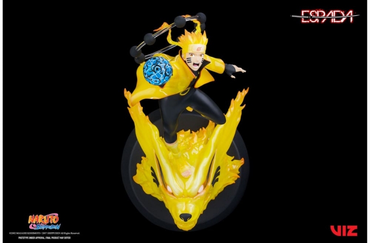 Naruto Shippuden PVC Magnet Statue 1/8 Naruto Uzumaki & Kurama 28 cm