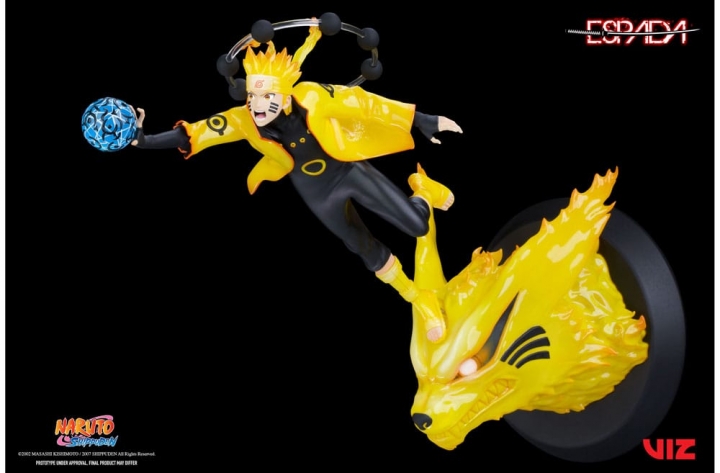 Naruto Shippuden PVC Magnet Statue 1/8 Naruto Uzumaki & Kurama 28 cm