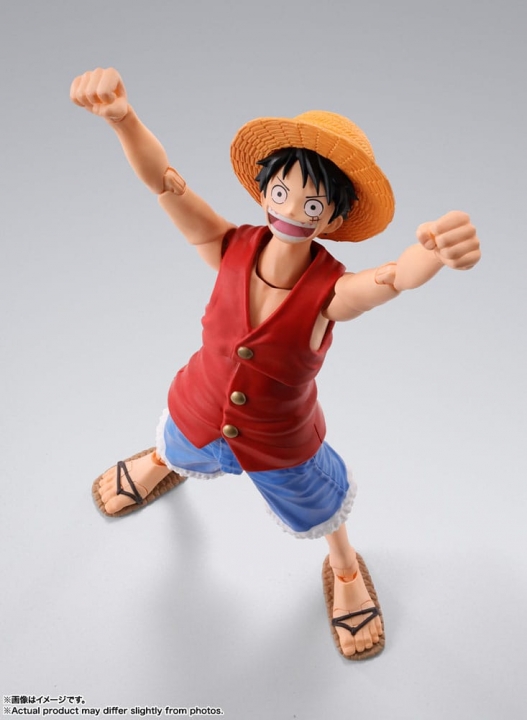 One Piece S.H. Figuarts Action Figure Monkey D. Ruffy Romance Dawn 15 cm