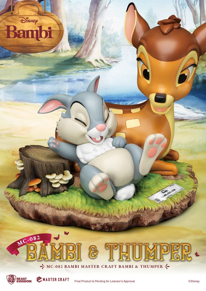 Disney Master Craft Statue Bambi & Thumper 26 cm