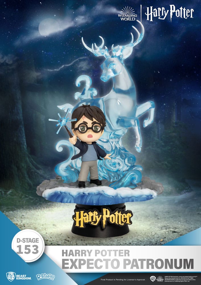 Harry Potter D-Stage PVC Diorama Harry & Buckbeak / Expecto Patronum 16 cm