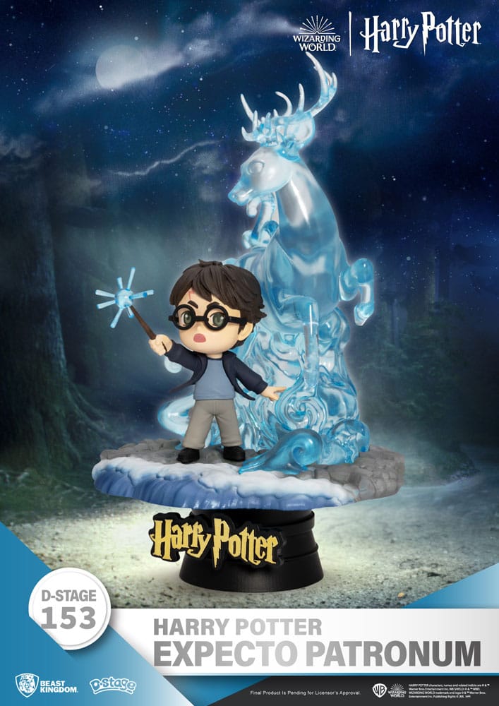 Harry Potter D-Stage PVC Diorama Harry & Buckbeak / Expecto Patronum 16 cm