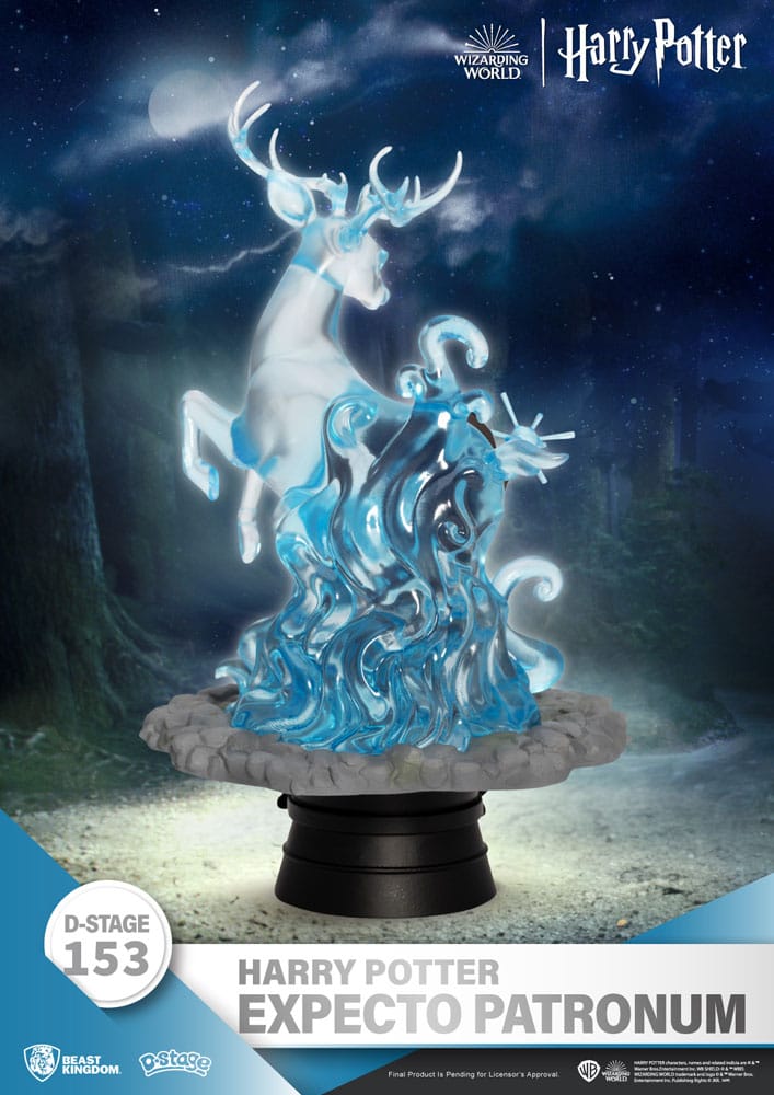 Harry Potter D-Stage PVC Diorama Harry & Buckbeak / Expecto Patronum 16 cm