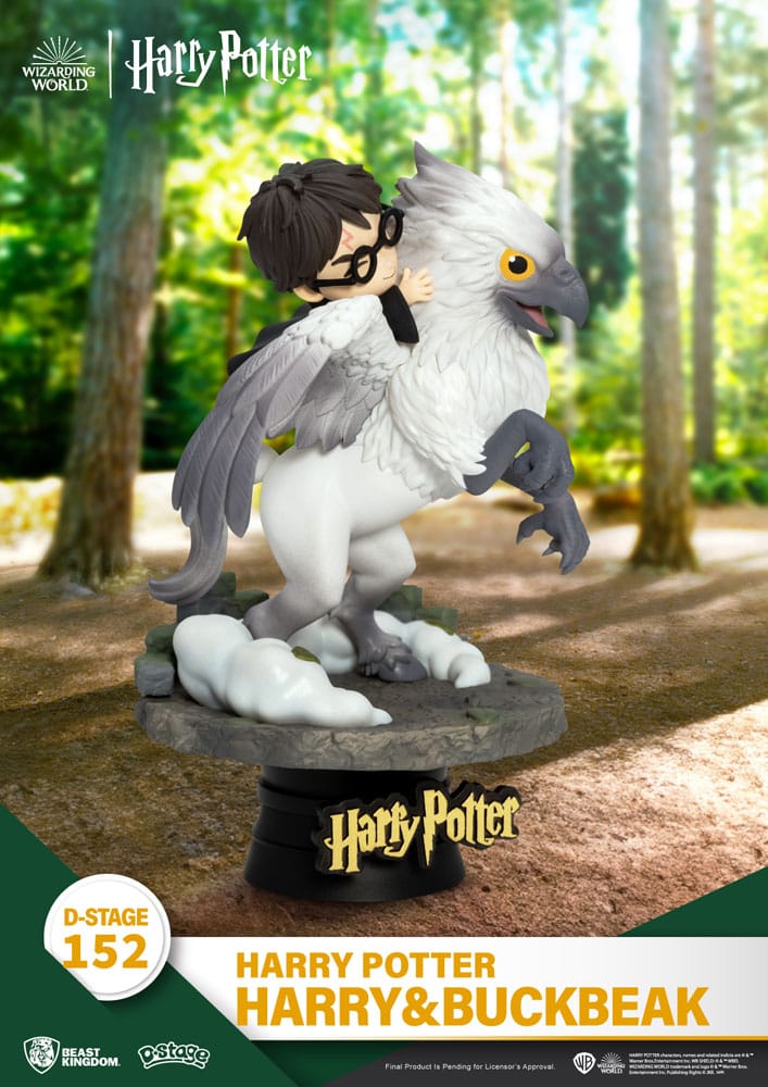 Harry Potter D-Stage PVC Diorama Harry & Buckbeak / Expecto Patronum 16 cm