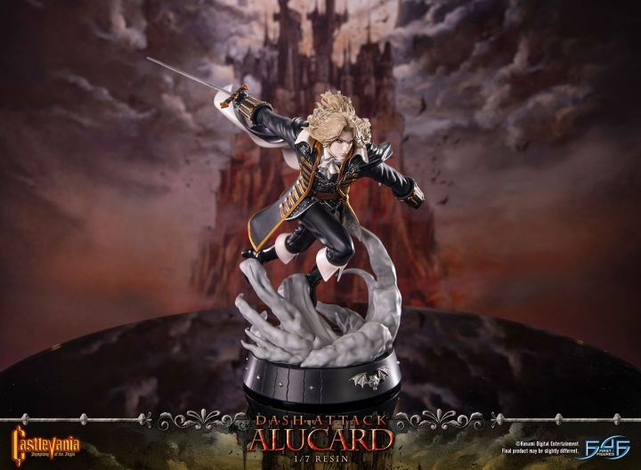 Castlevania Symphony of the Night Statue Dash Attack Alucard 30 cm