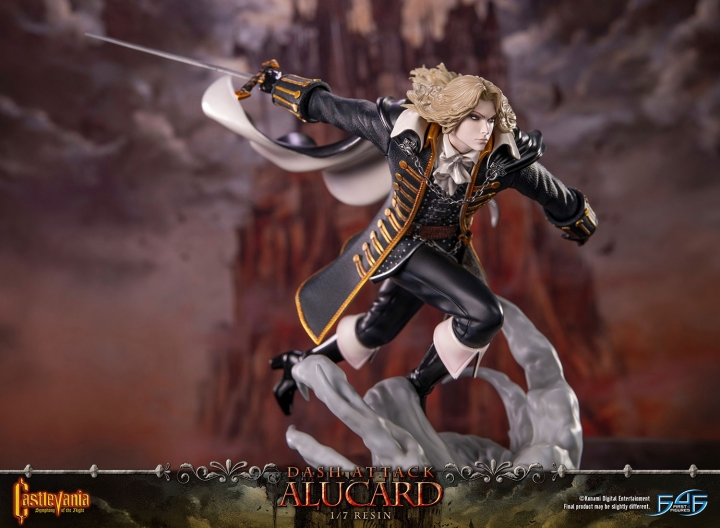 Castlevania Symphony of the Night Statue Dash Attack Alucard 30 cm