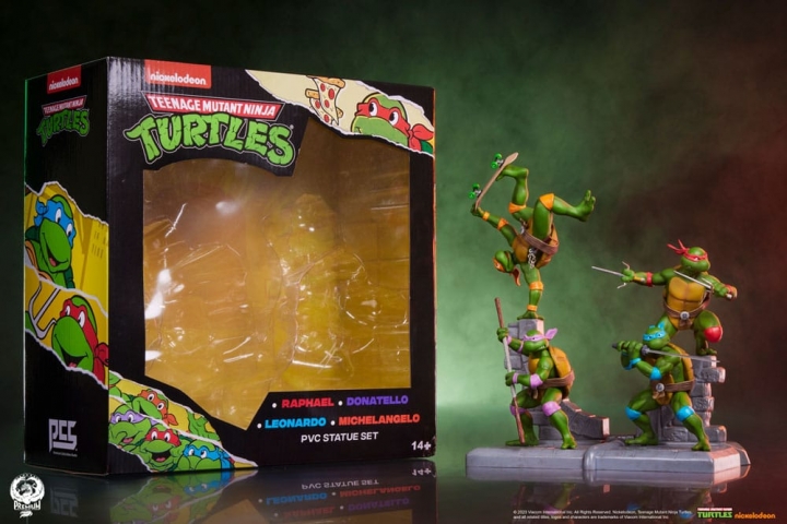 Teenage Mutant Ninja Turtles PVC Statue 4-pack 20 cm