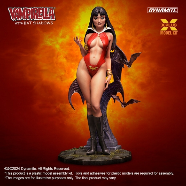 Dynamite: Vampirella with Bat Shadows 1:8 Scale Model Kit