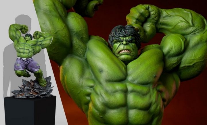 Marvel: Classic Premium Hulk / Red Hulk 1:4 Scale Statue 74 cm