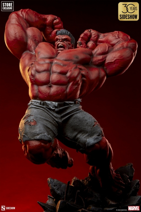 Marvel: Classic Premium Hulk / Red Hulk 1:4 Scale Statue 74 cm