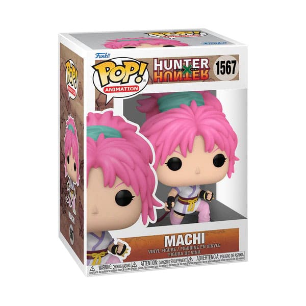 Hunter x Hunter POP! Animation Vinyl Phinks / Shizuku / Nobunaga / Pakunoda / Feitan / Machi 9 cm