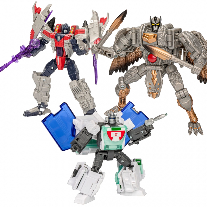 Transformers Generations Legacy United Voyager Class Wheeljack / Starscream / Silverbolt 18 cm