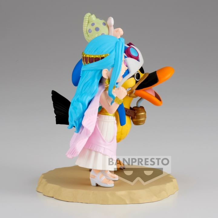 One Piece: World Collectible Figure Log Stories - Nefeltari Vivi & Karoo Figure 7 cm