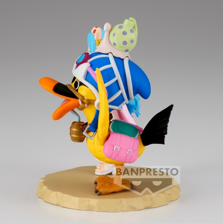 One Piece: World Collectible Figure Log Stories - Nefeltari Vivi & Karoo Figure 7 cm