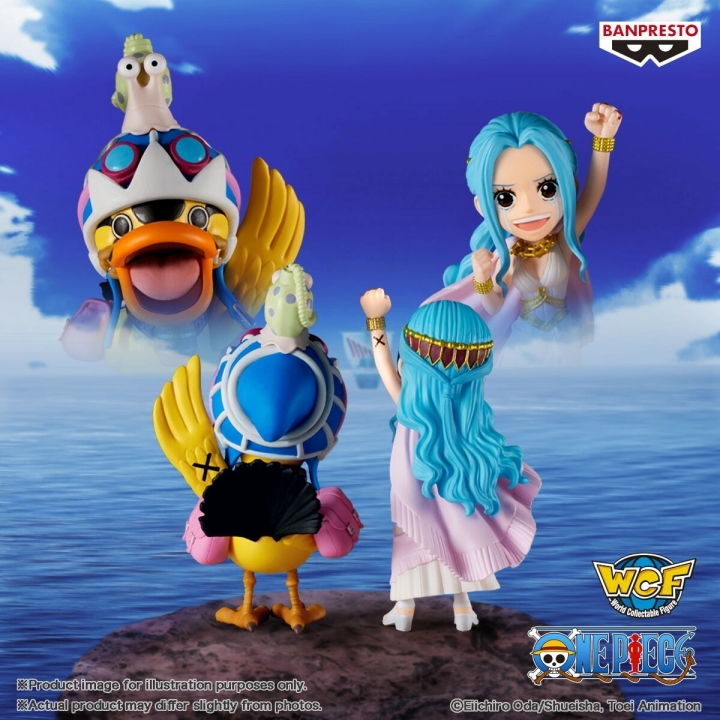 One Piece: World Collectible Figure Log Stories - Nefeltari Vivi & Karoo Figure 7 cm