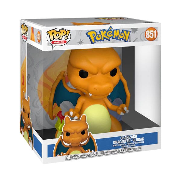 Pokemon Super Sized Jumbo POP! Vinyl Figure Charizard EMEA 25 cm