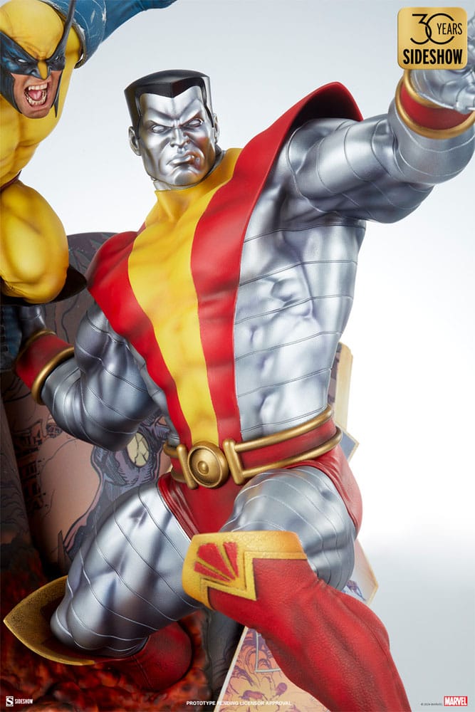 Marvel Statue Fastball Special: Colossus and Wolverine Statue 46 cm