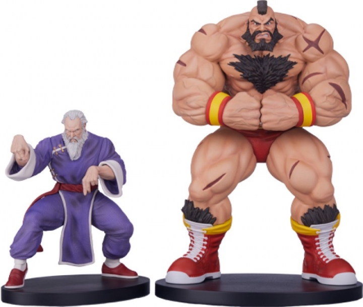 Street Fighter: Zangief & Gen 1:10 Scale Statue Set