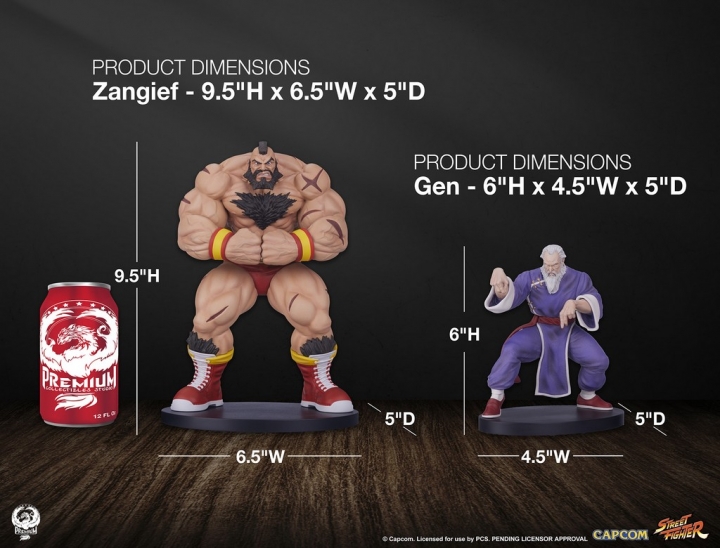 Street Fighter: Zangief & Gen 1:10 Scale Statue Set