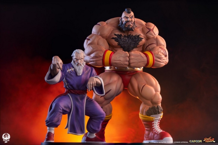 Street Fighter: Zangief & Gen 1:10 Scale Statue Set