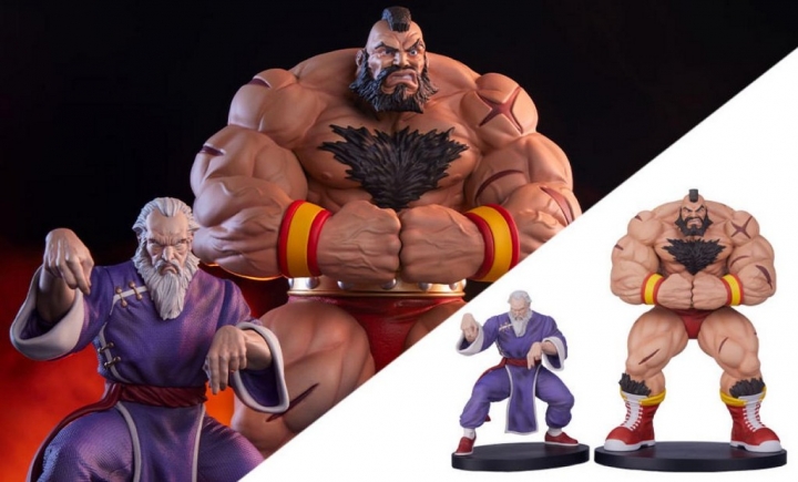 Street Fighter: Zangief & Gen 1:10 Scale Statue Set