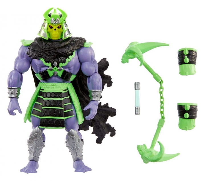 MOTU x TMNT: Turtles of Grayskull Action Figure Skeletor / Michelangelo / Teela / Casey Jones14 cm