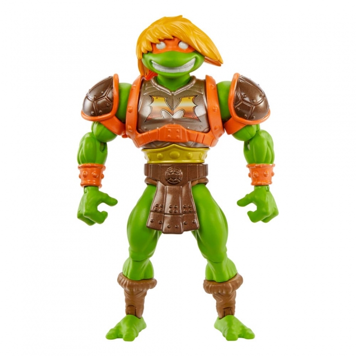 MOTU x TMNT: Turtles of Grayskull Action Figure Skeletor / Michelangelo / Teela / Casey Jones14 cm